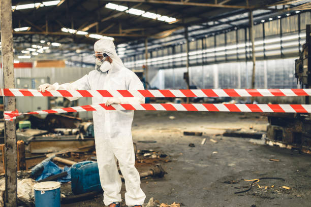 Professional Unattended Death Cleanup technician working in Thornton, PA